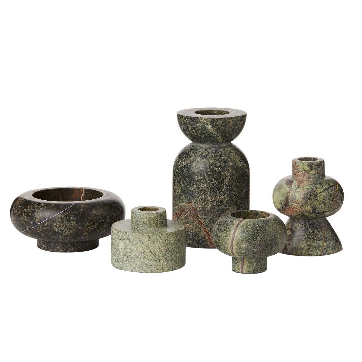 Rock Candle Holder L Set of 5
