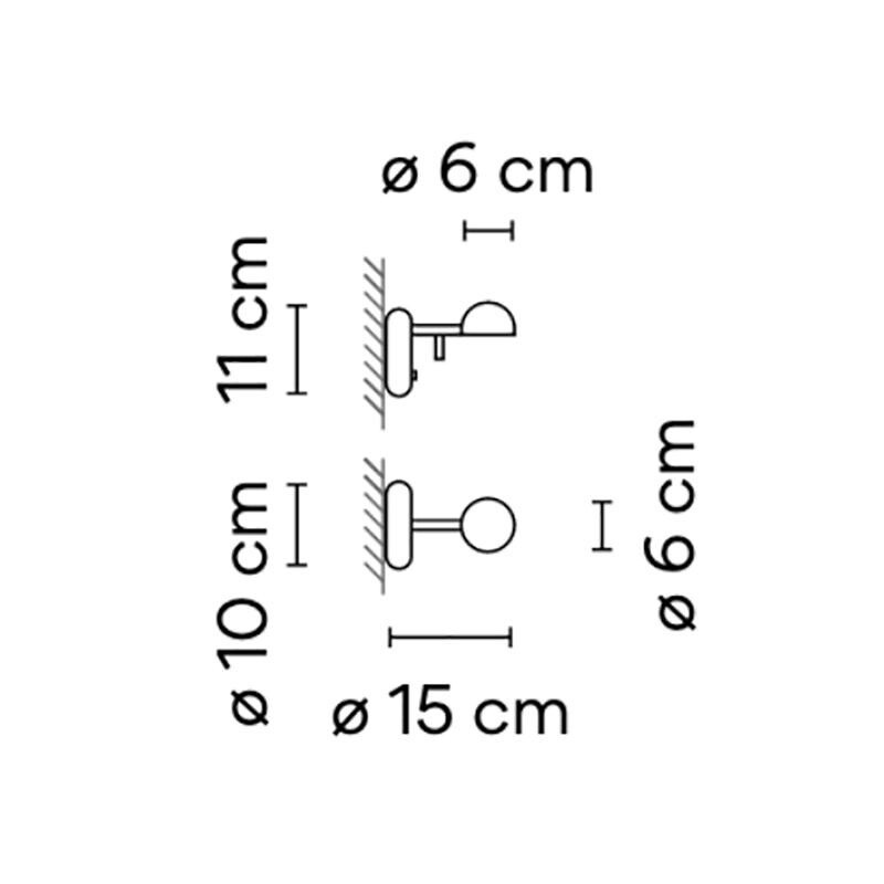 Pin 1675 LED Wall Lamp