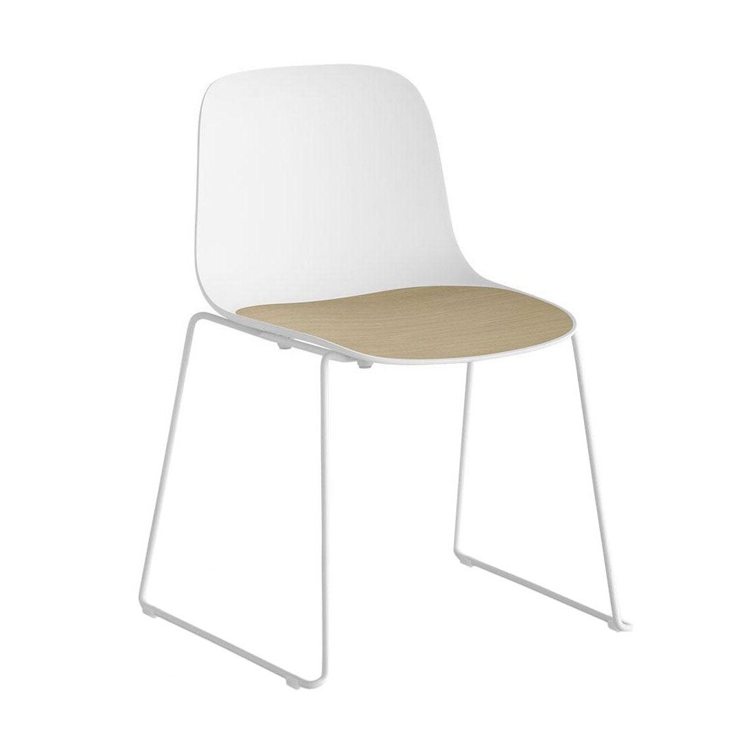 Seela S310 Chair Skid Frame White