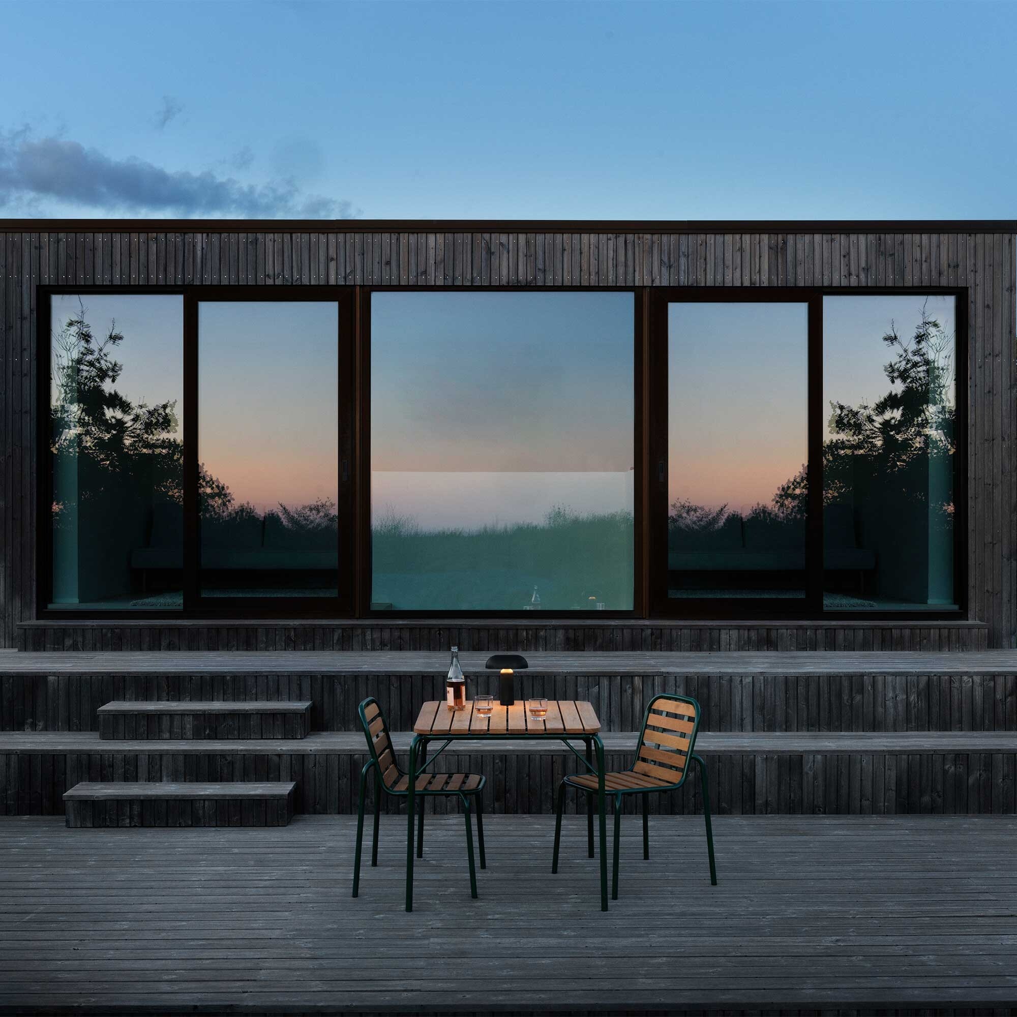 Vig Outdoor Table Wood 90x200cm