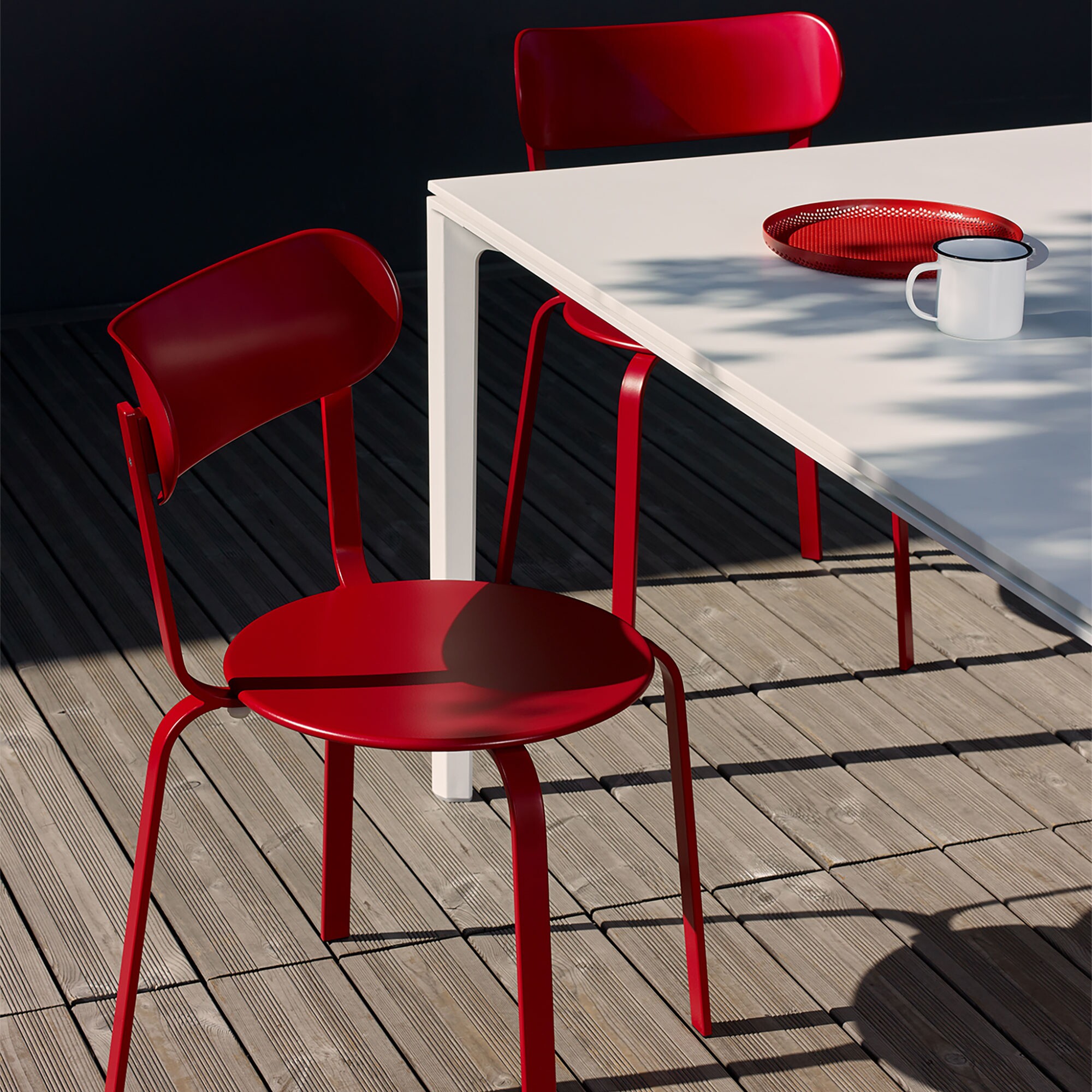 Stil S48 Chair Four Leg Frame Stackable