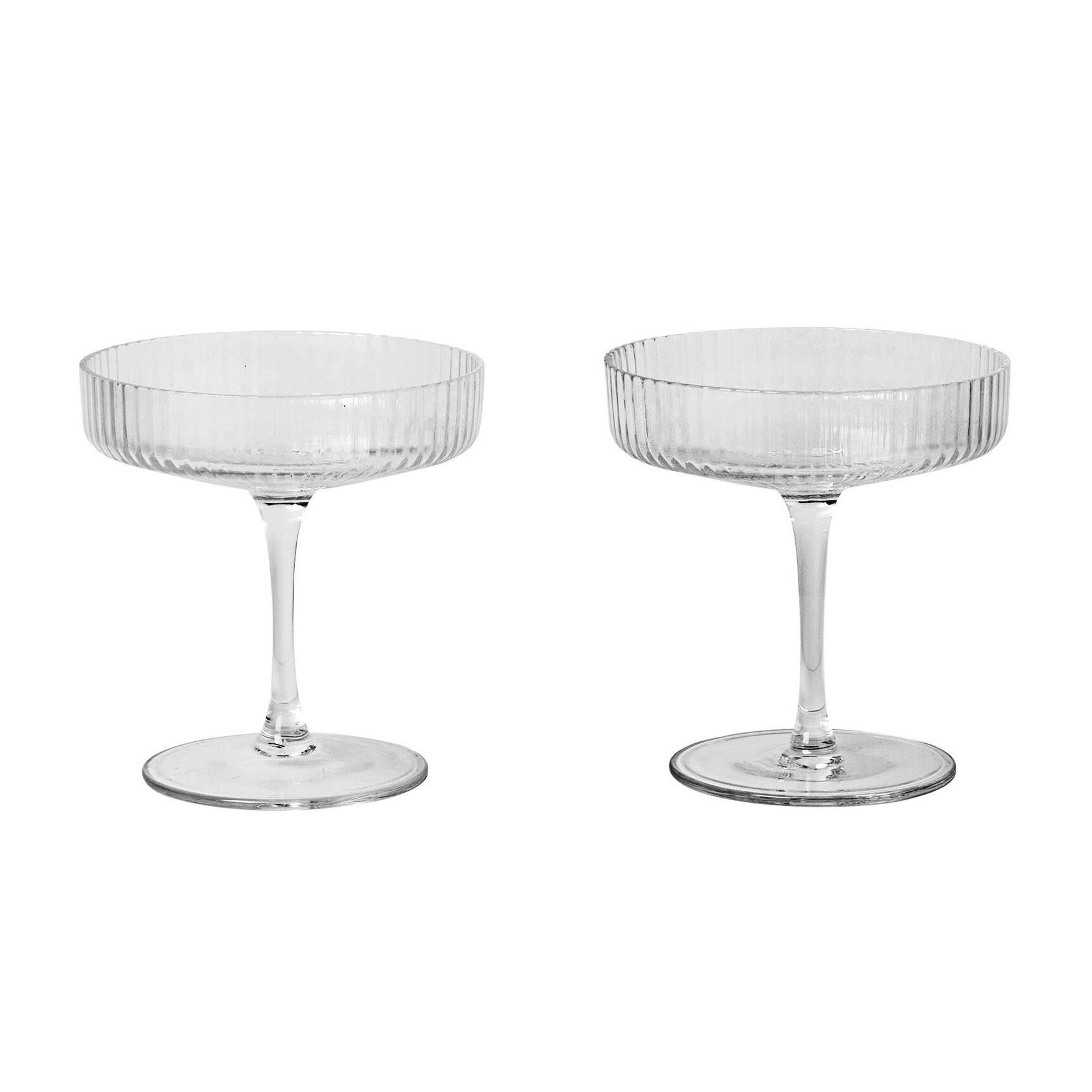 Ripple Champagne Glass Set of 2
