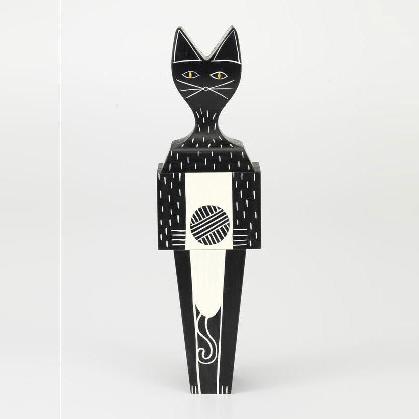 Wooden Doll Cat