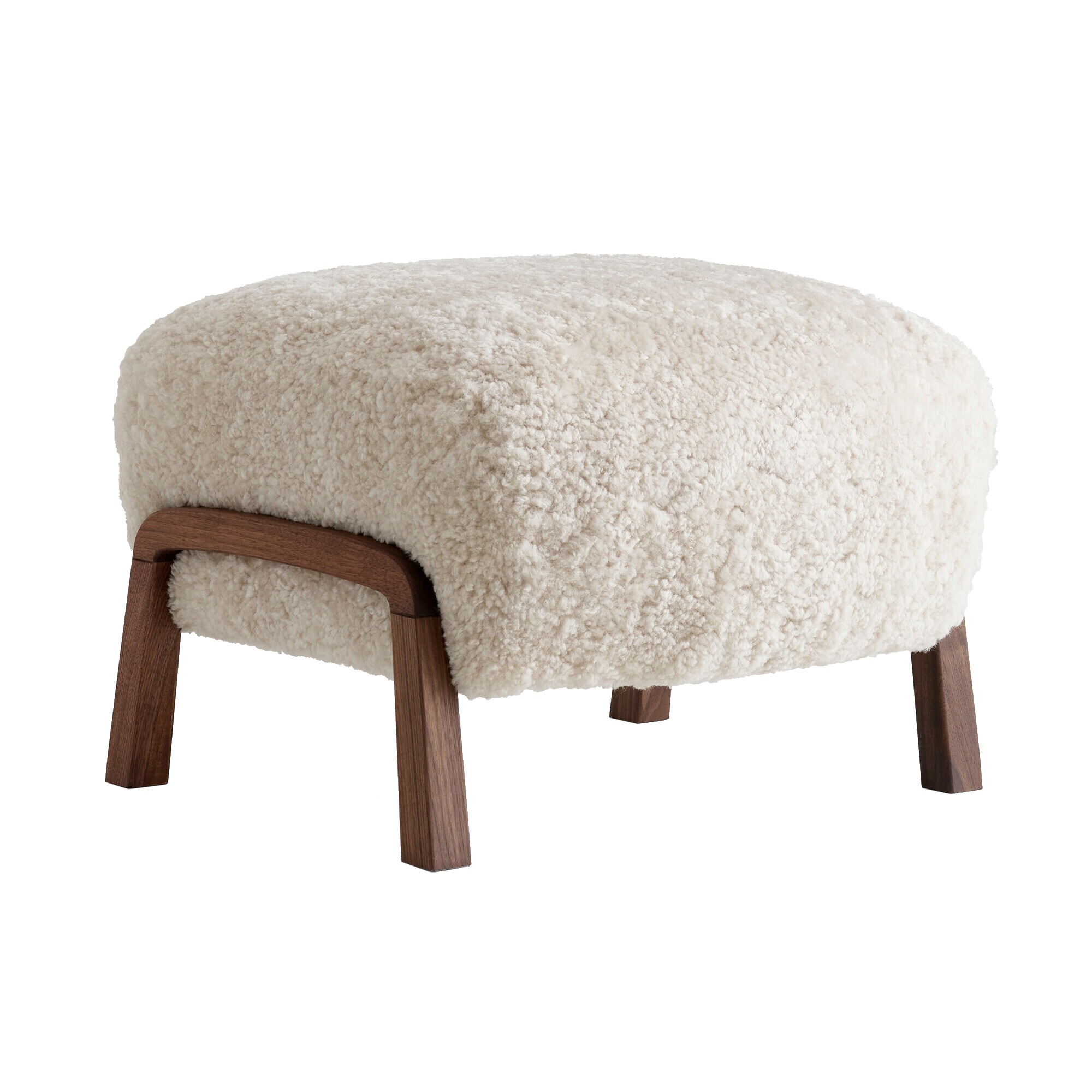 Wulff ATD3 Pouf Frame Walnut