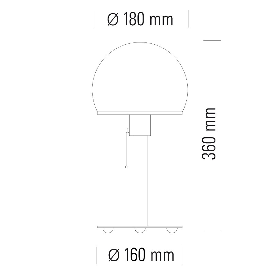 Wagenfeld WA 24 Table Lamp
