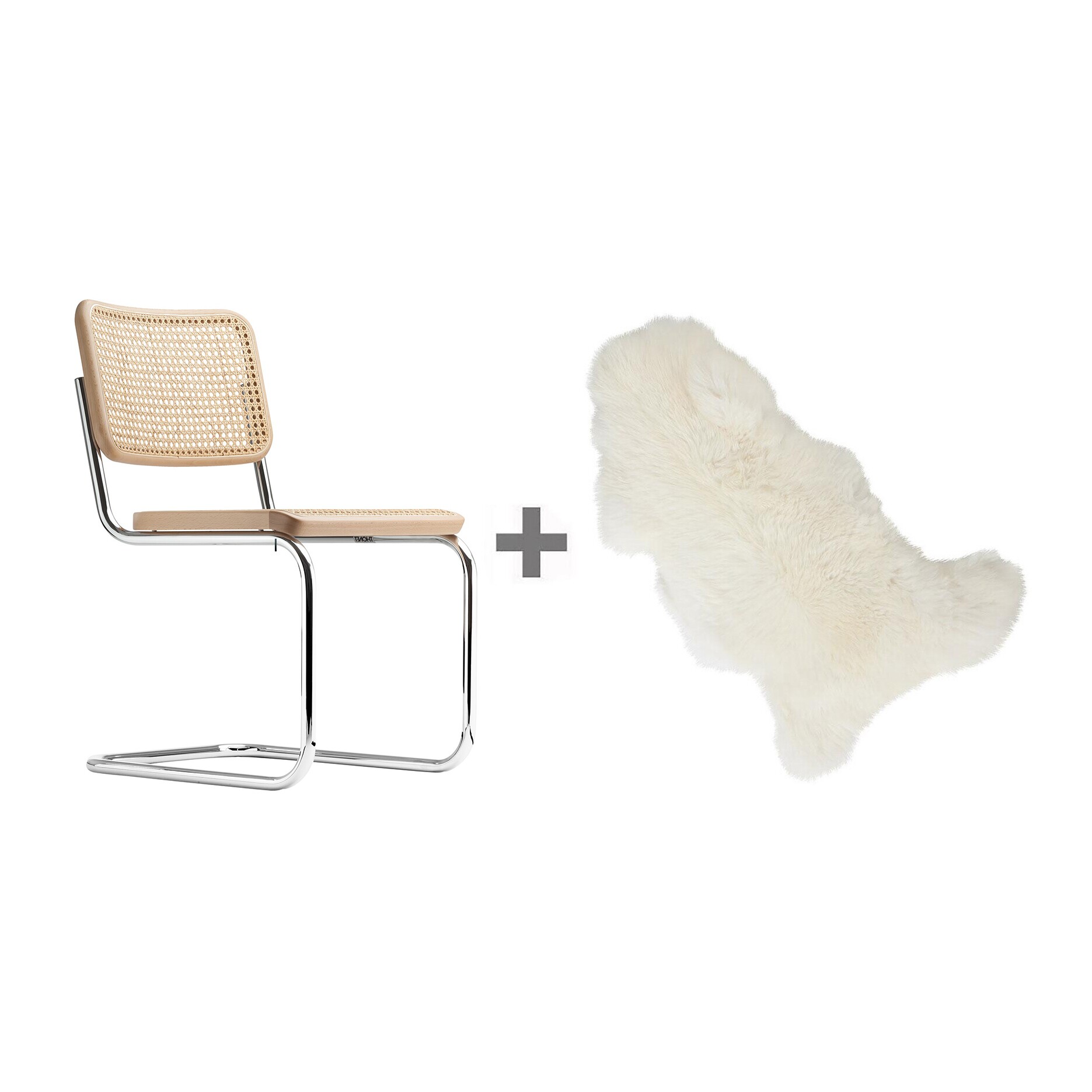Promotion Set S 32 V Cantilever Chair + Fur