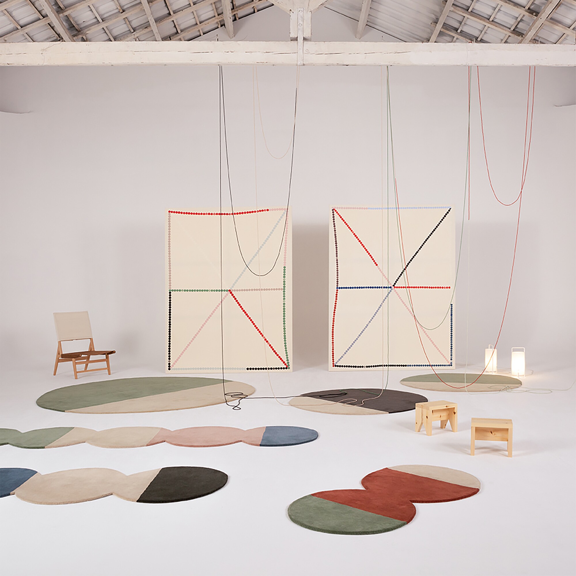 Pearl Wool Rug 150x148cm