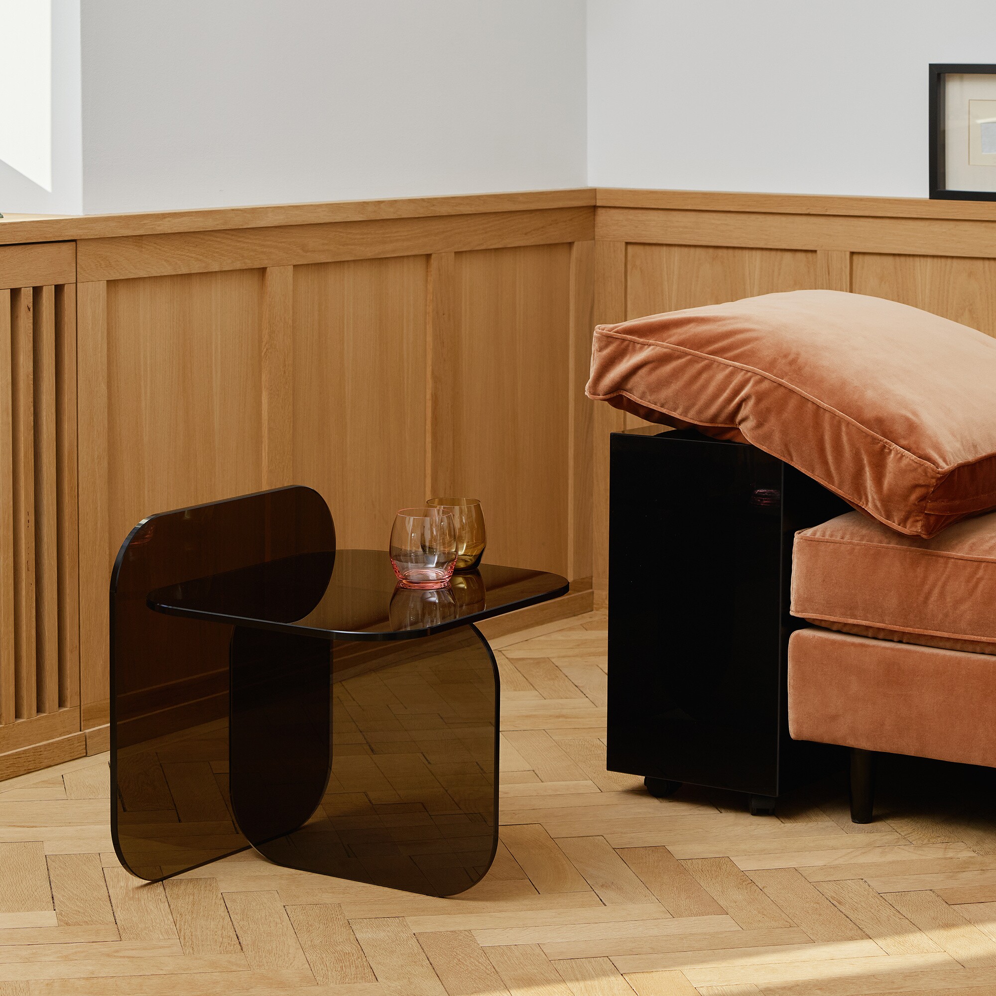 Sol Side Table Parsol Glass