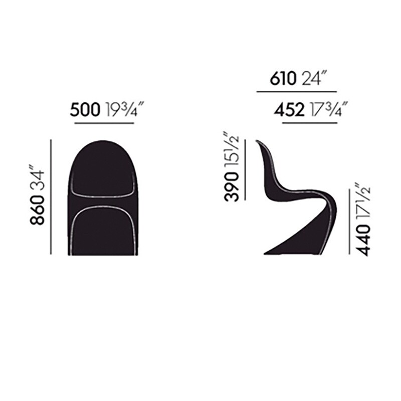 Panton Chair New Dimensions