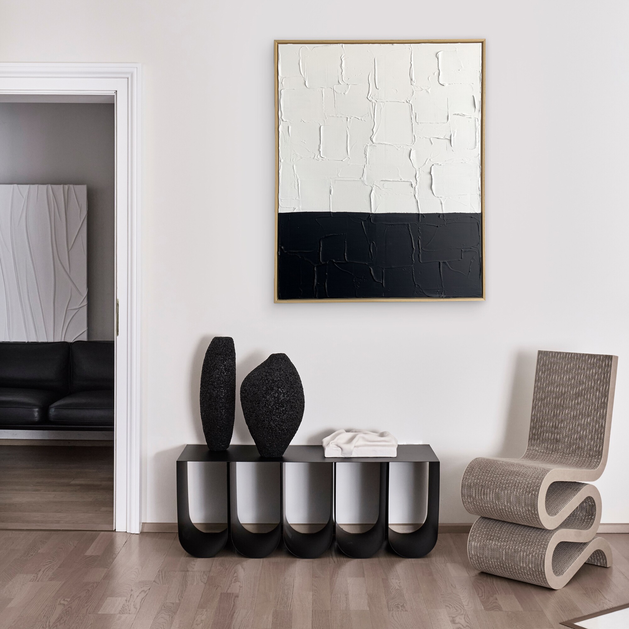 SAHAVA Day and Night 1 3D Wall Decoration 60x80cm