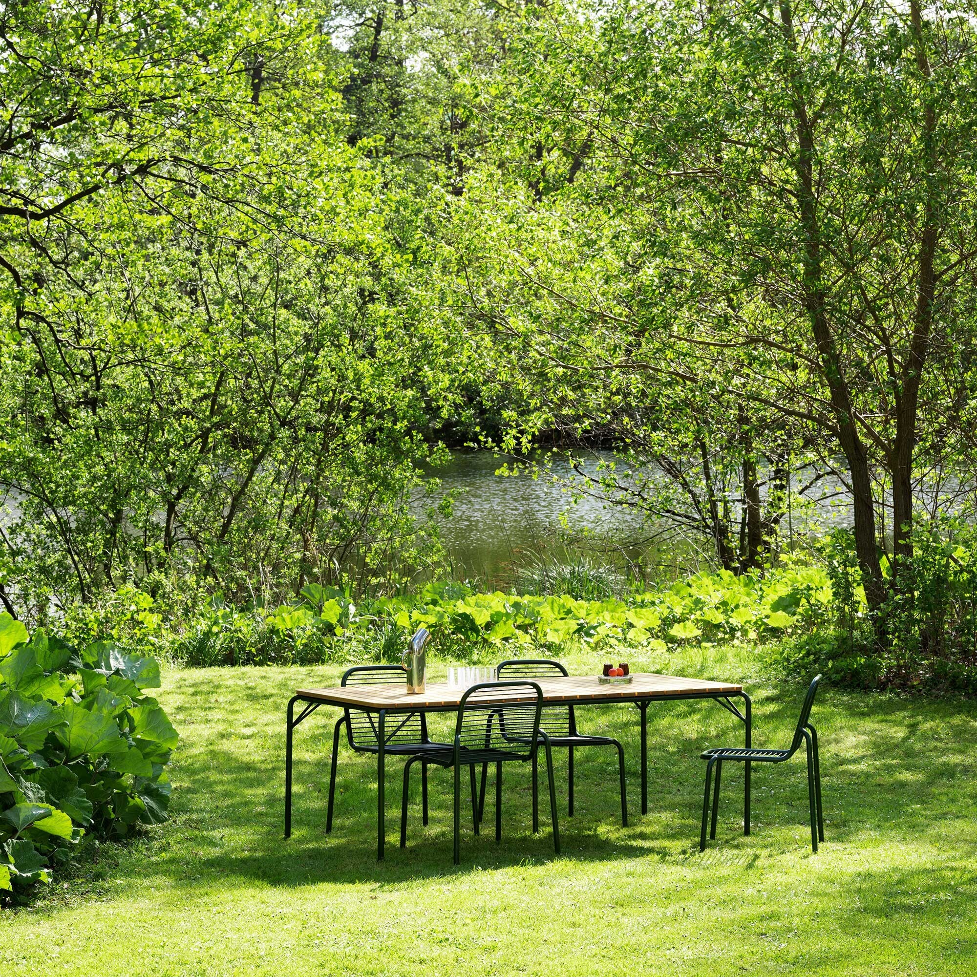 Vig Outdoor Table Wood 90x200cm