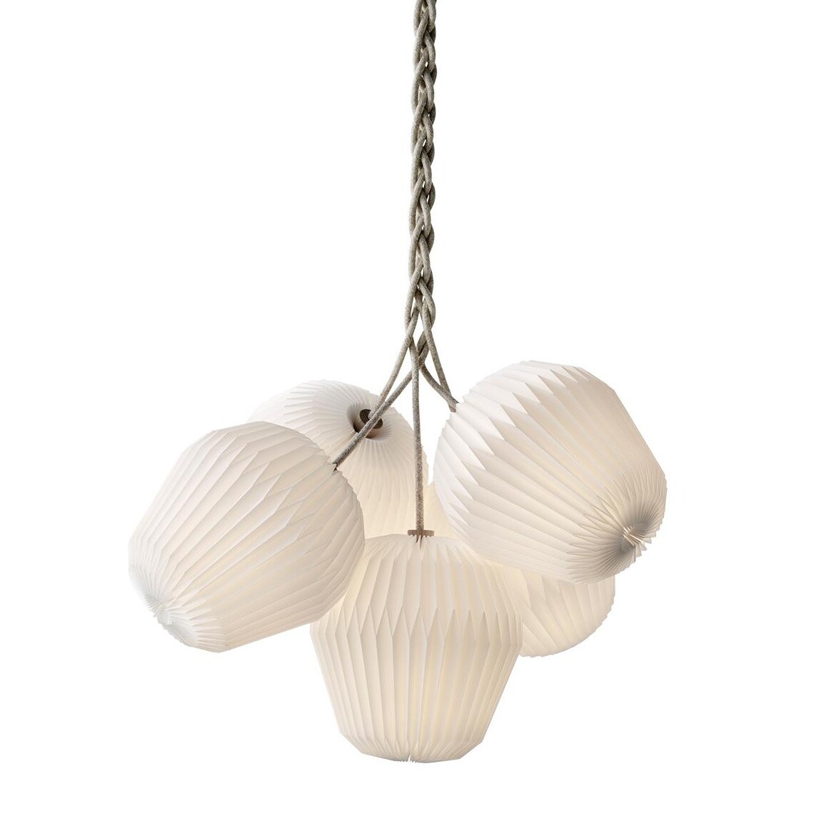 The Bouquet Suspension Lamp with 5 Lampshades