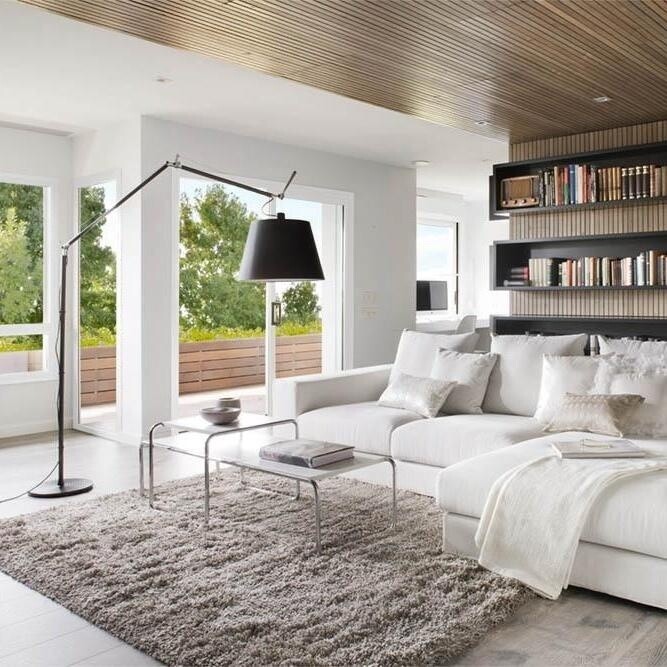 Tolomeo Mega Floor Lamp Black With Switch