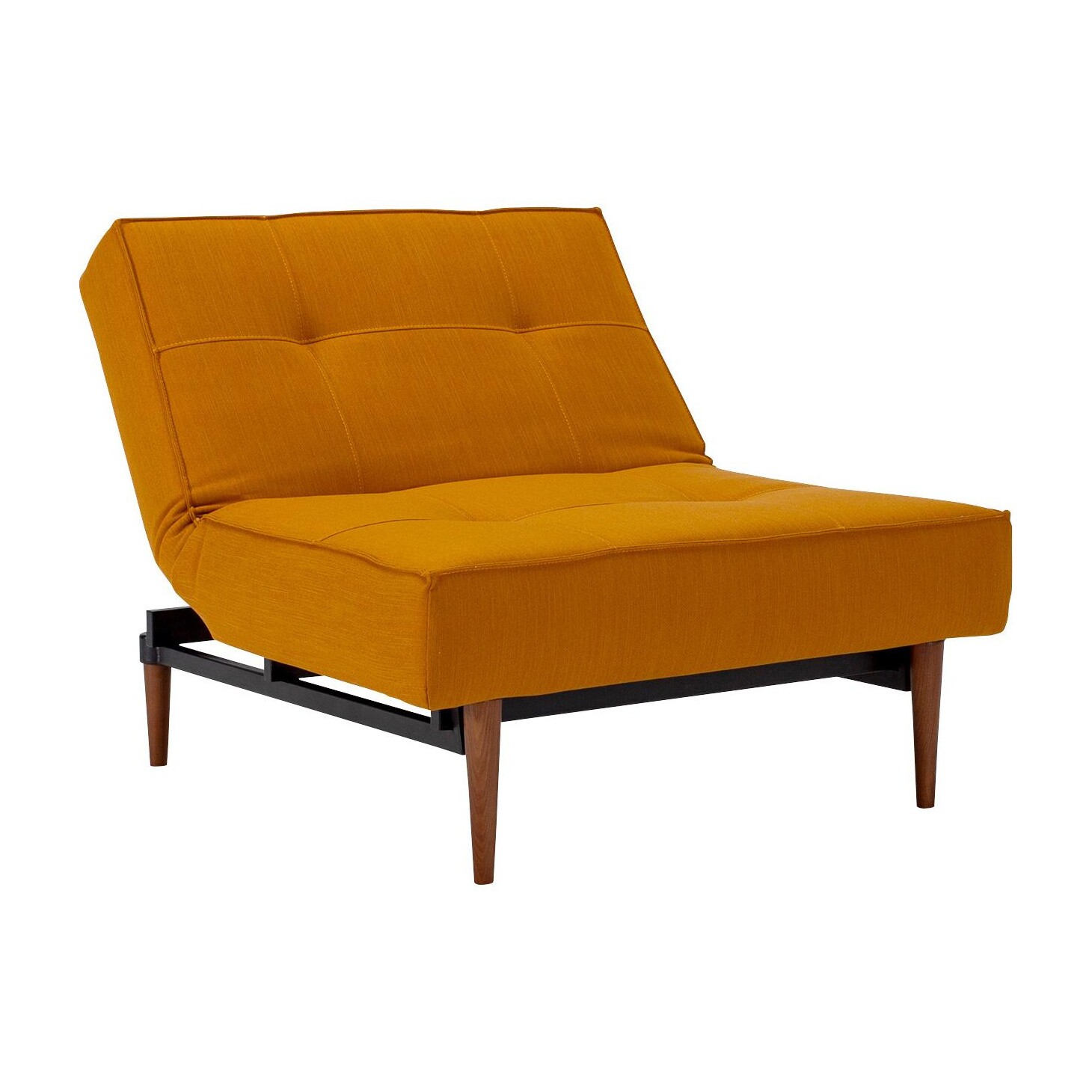 Splitback Styletto Easy Chair Dark Wood