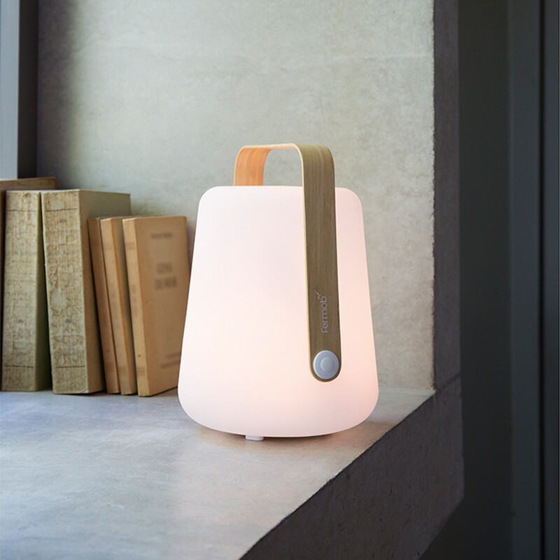 Special Edition Balad Bamboo LED Lamp With Battery H 25cm Set of 2