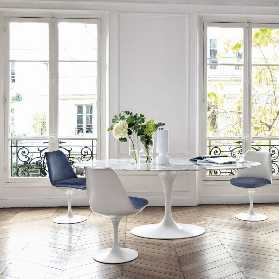 Saarinen Dining Table Oval 198cm Marble