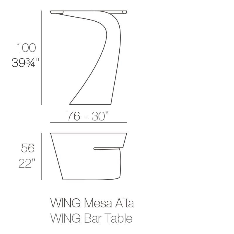 Wing Bar Table