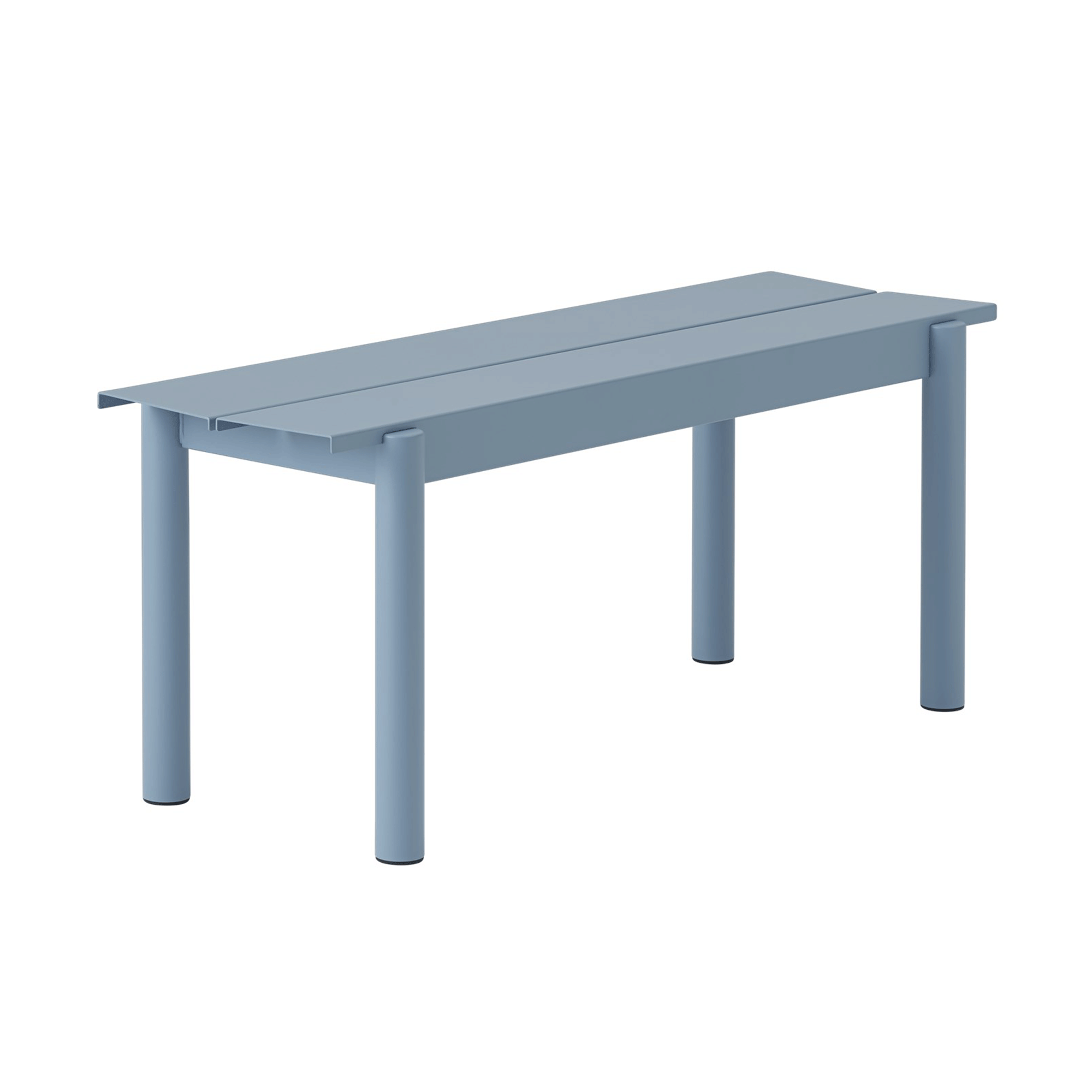 Linear Steel Outdoor Bench 110cm