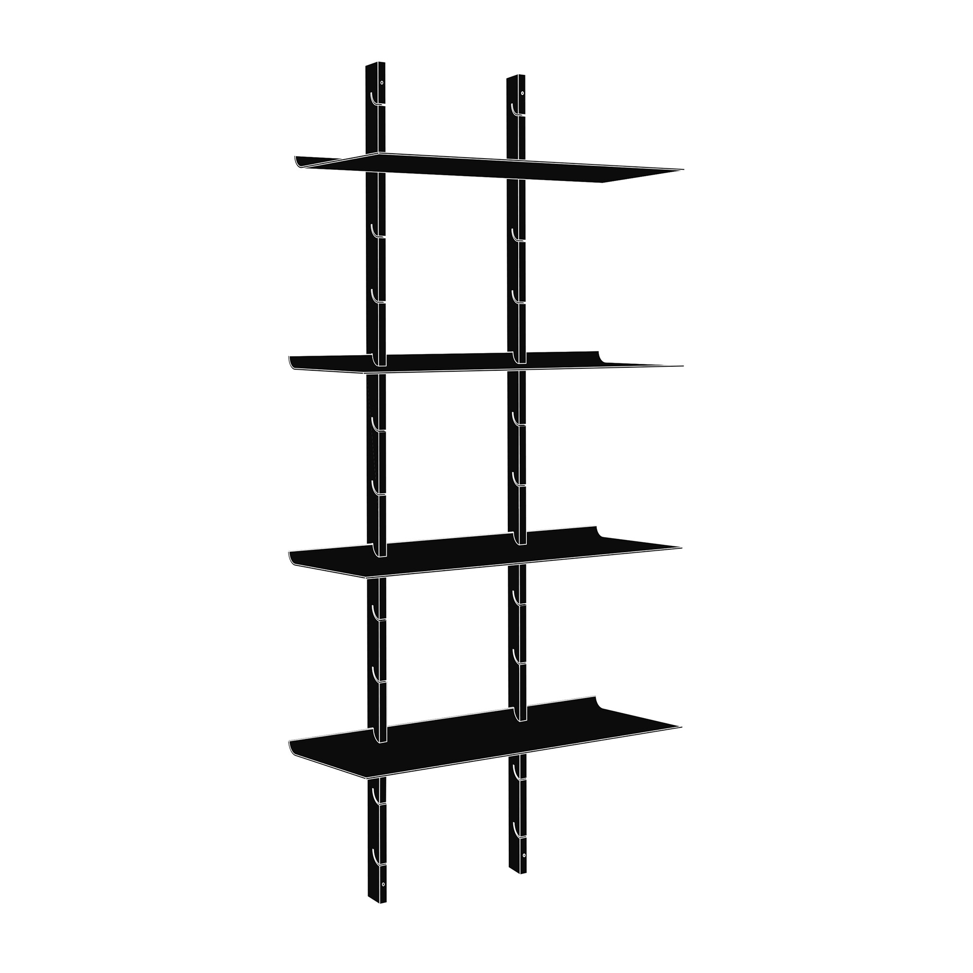 Smile Set Shelving System L