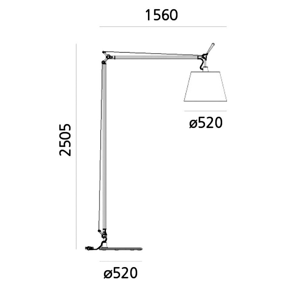Tolomeo Maxi Floor Lamp