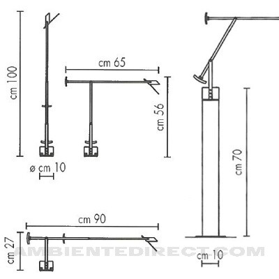 Tizio Terra 35 Floor Lamp