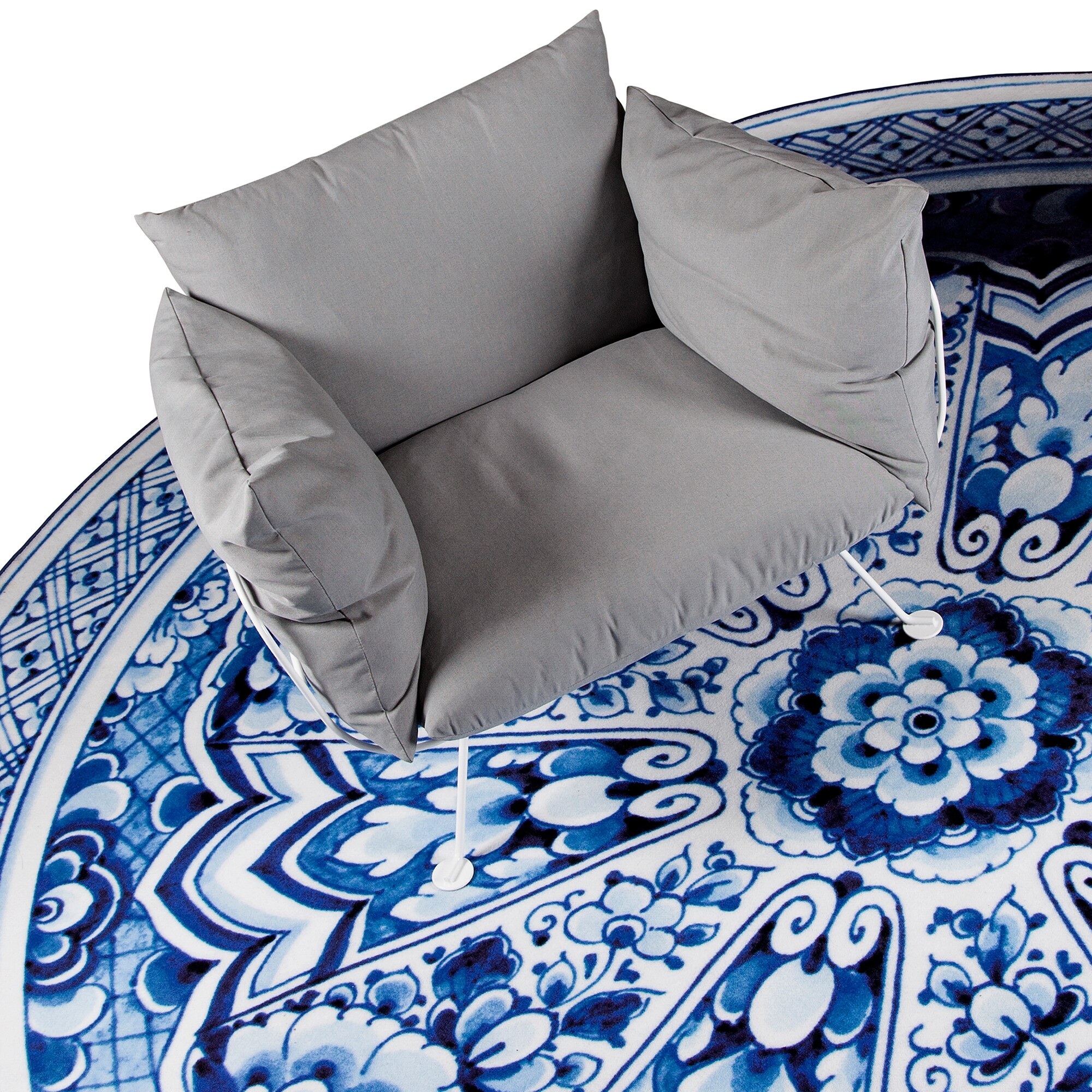 The Delft Blue Plate Carpet