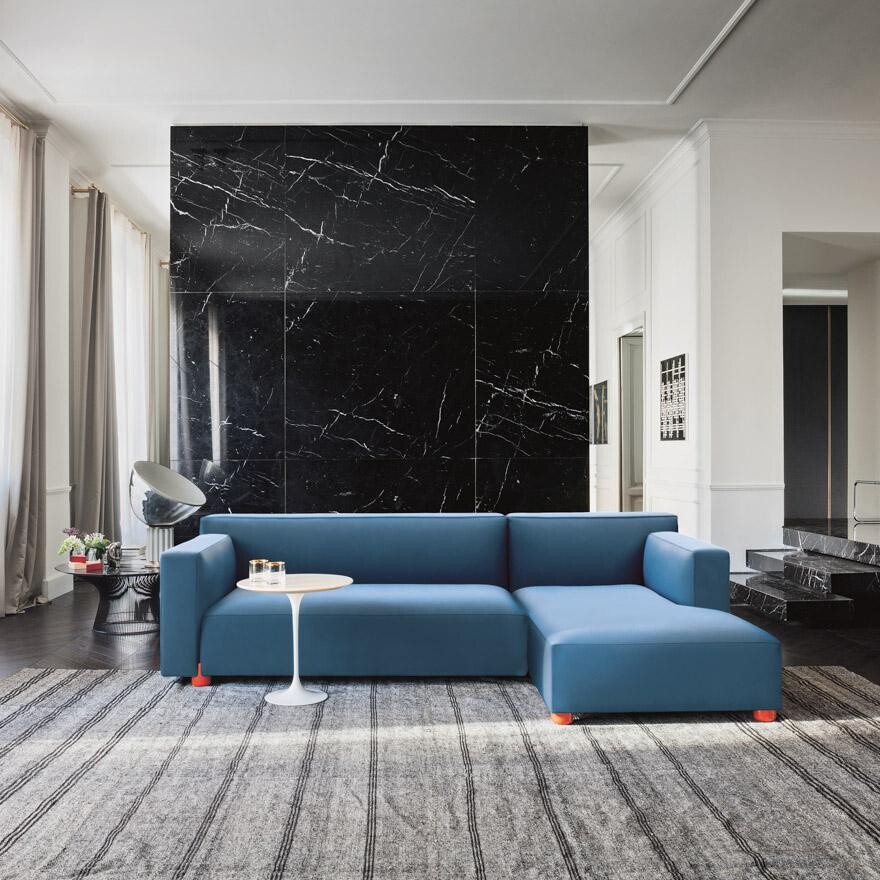 Saarinen Side Table Ø 51cm Marble