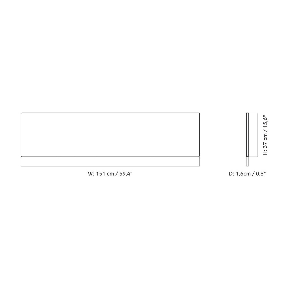Zet Storing System Back Panel
