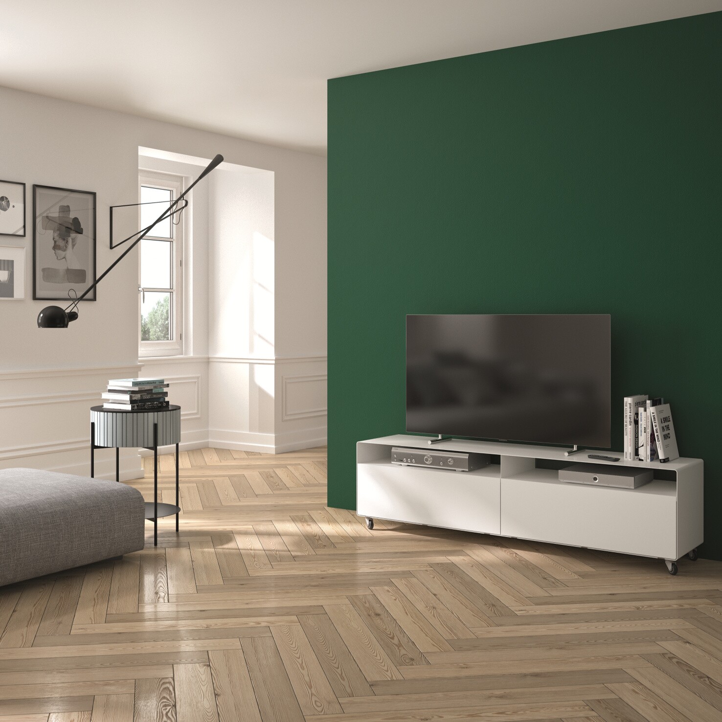 R 110 TV/Hi-Fi Sideboard 159.5x40x45cm