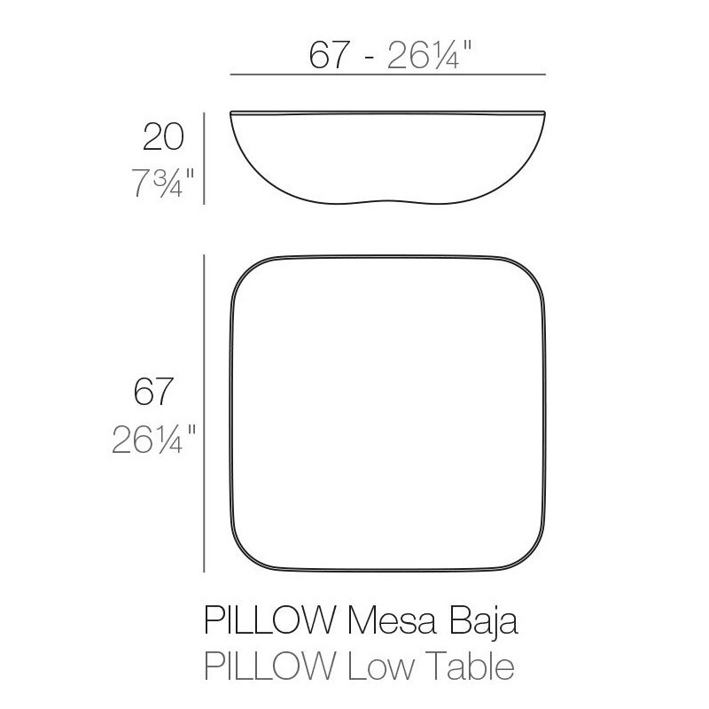 Pillow Garden Side Table