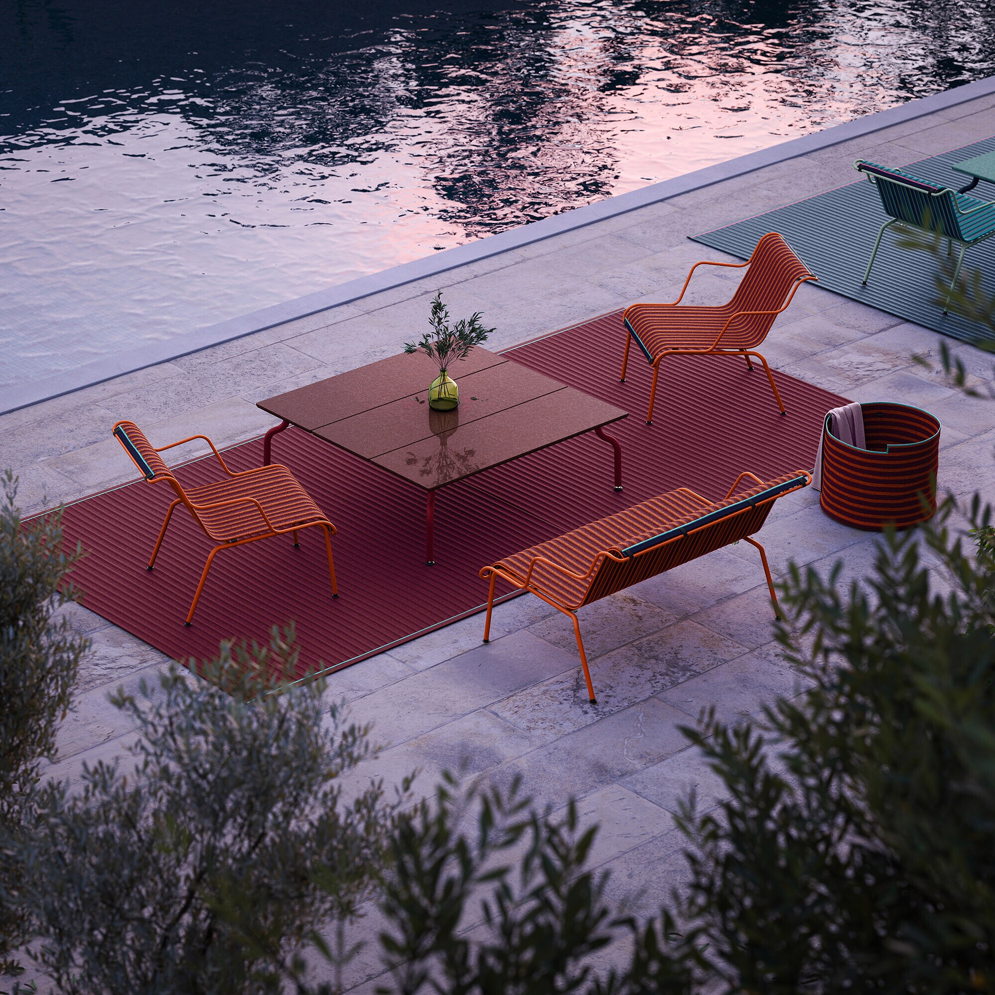 South Seat Cushion for Garden Armchair