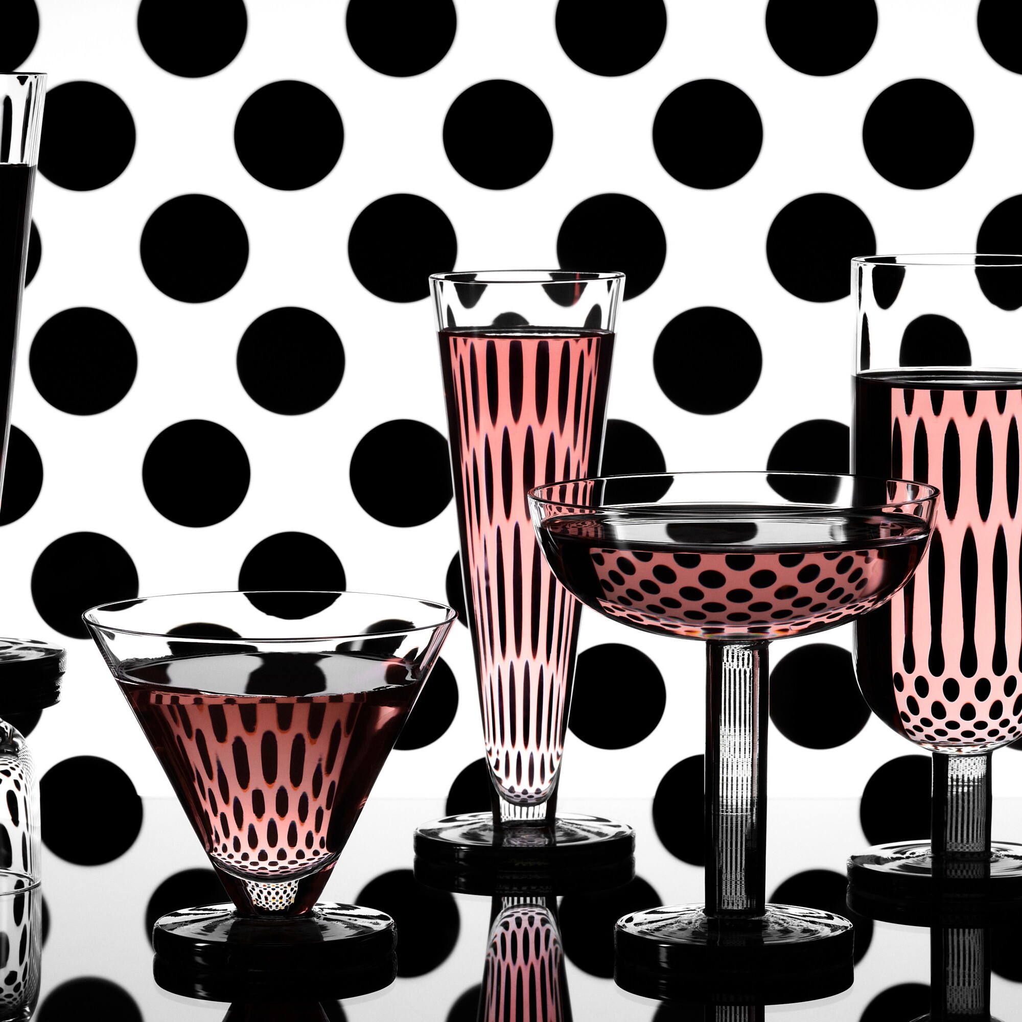 Puck Champagne Glass 2er Set