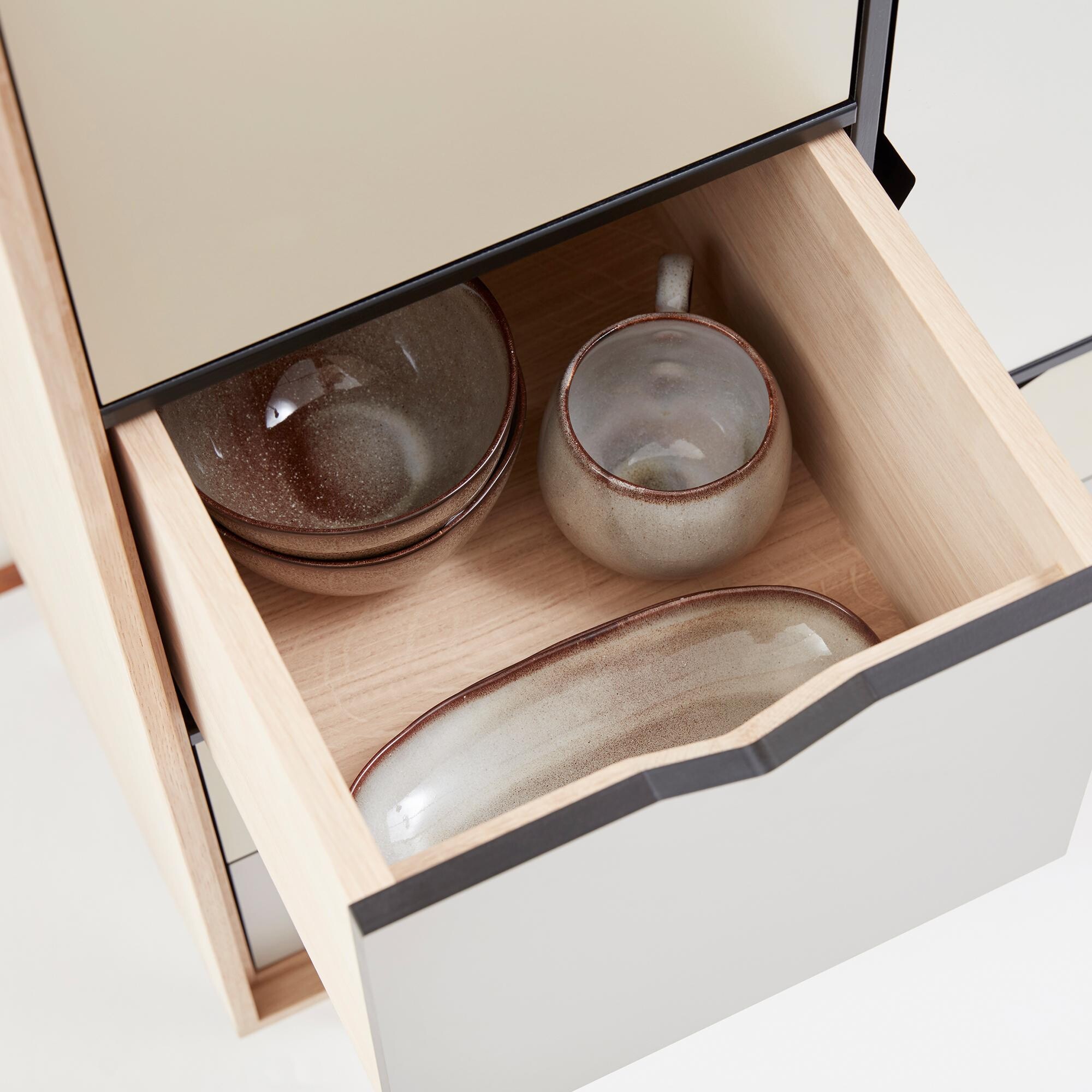 S5 Highboard White Fronts