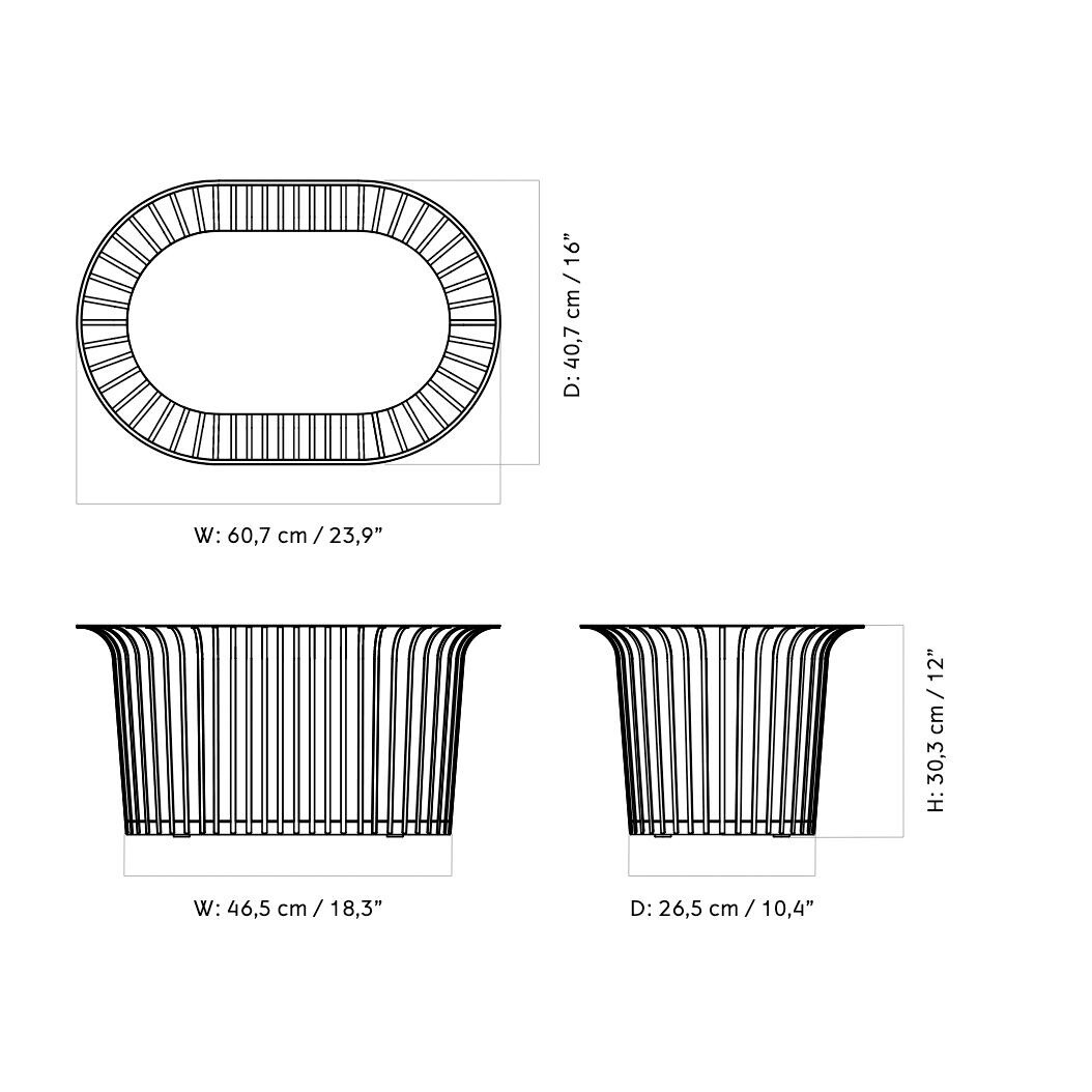 Ribbon Storage Basket