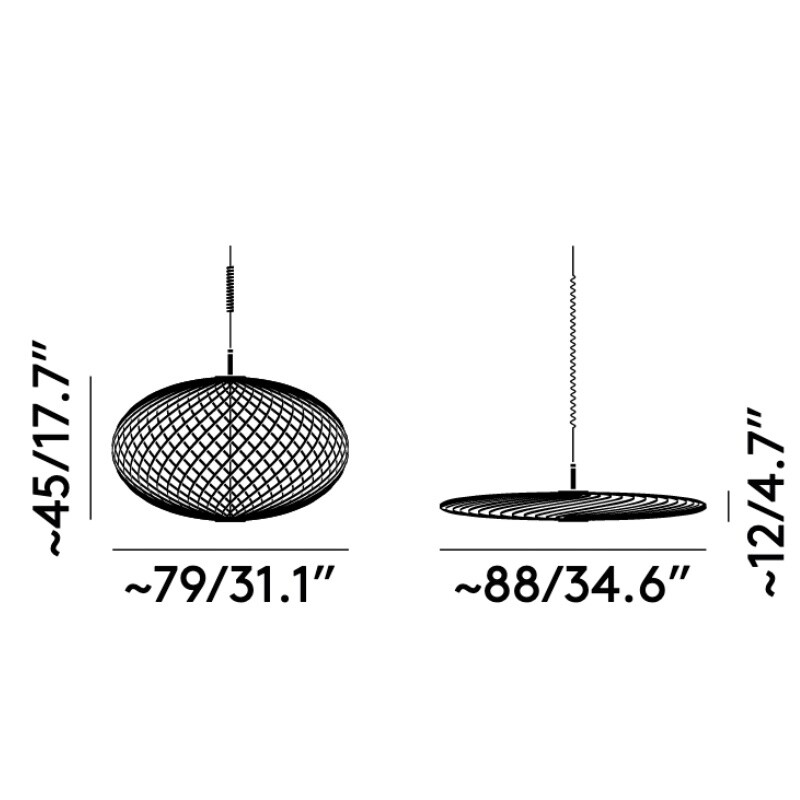 Spring LED Suspension Lamp M