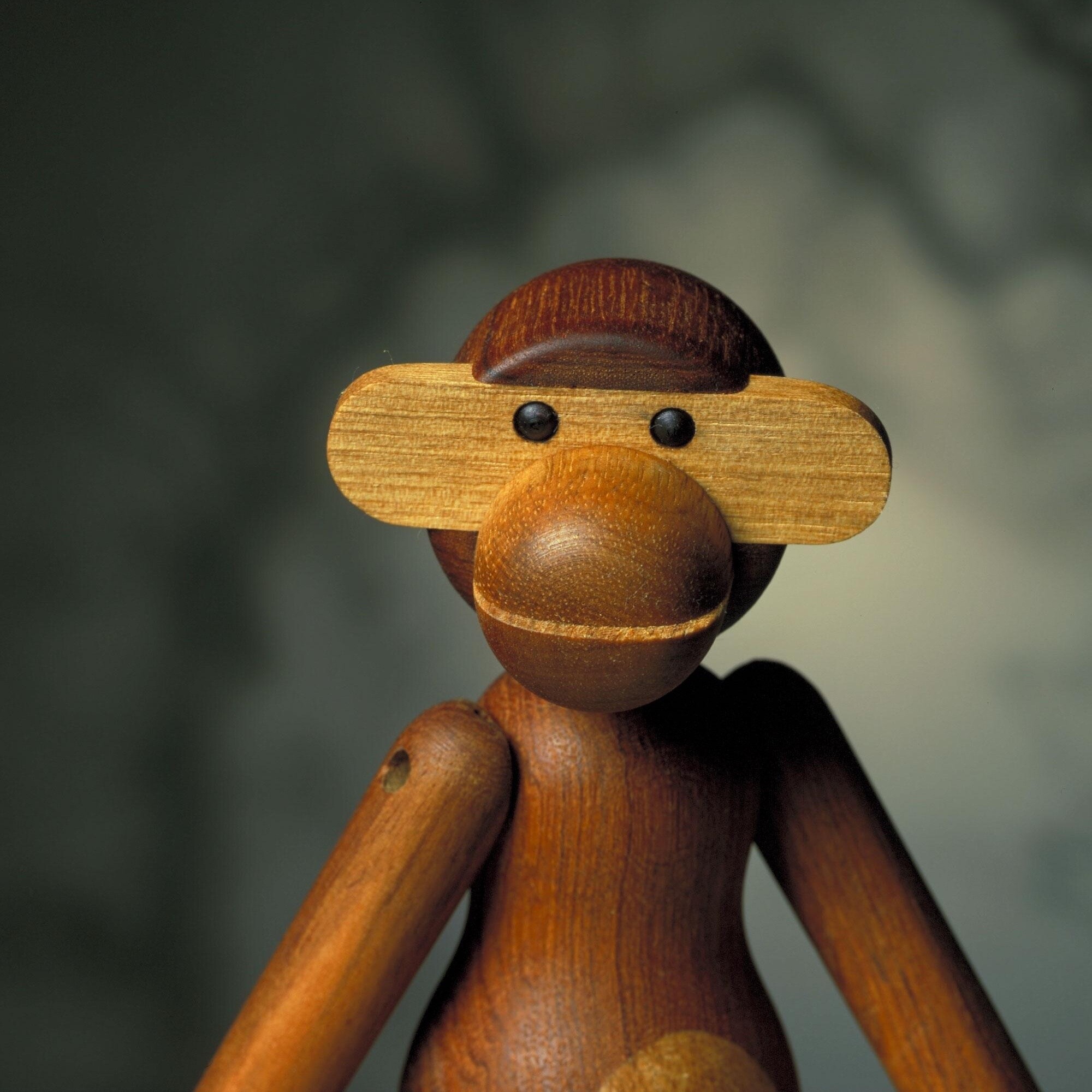 Wooden Figurine Monkey Small Teak