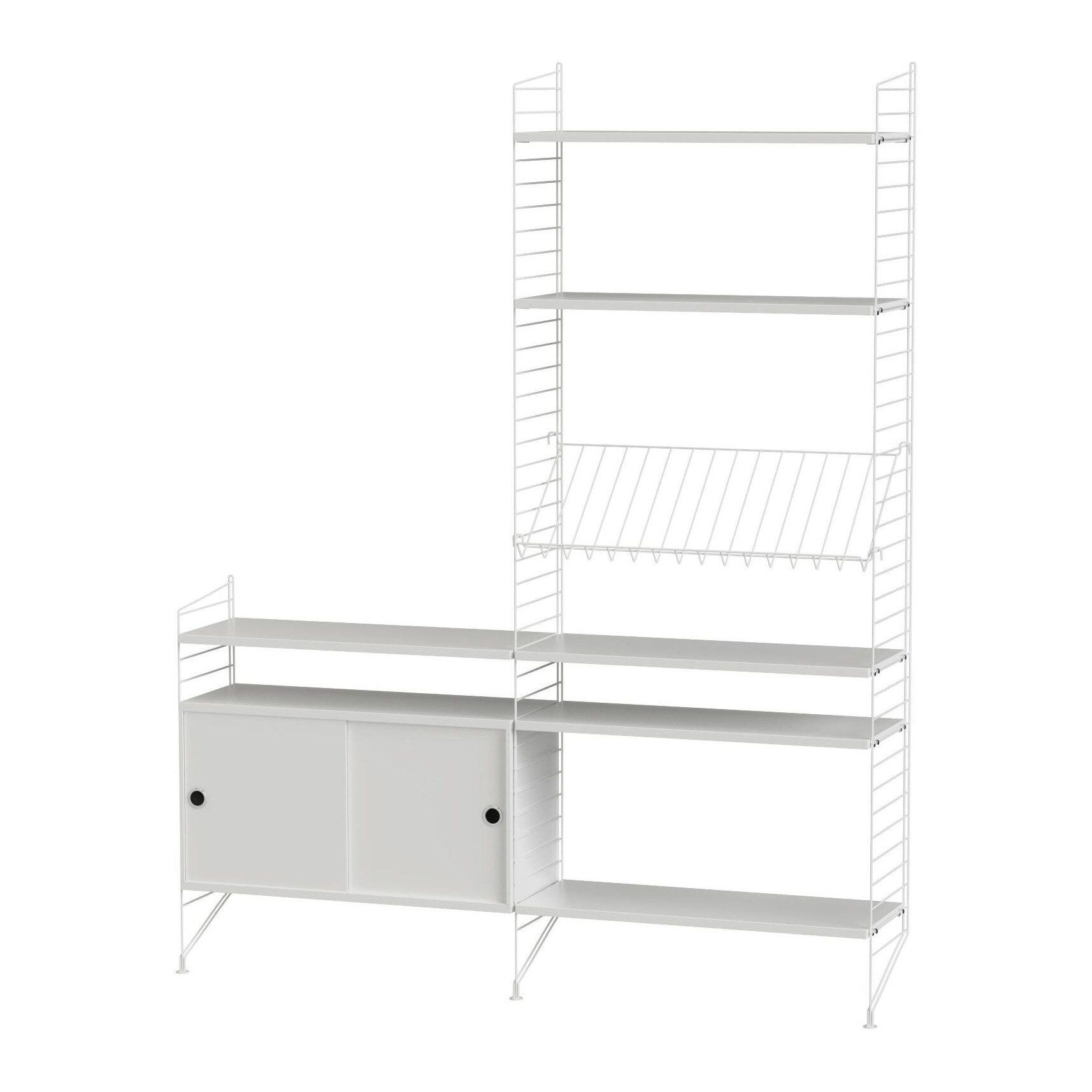 Shelf with Cabinet 160x200cm