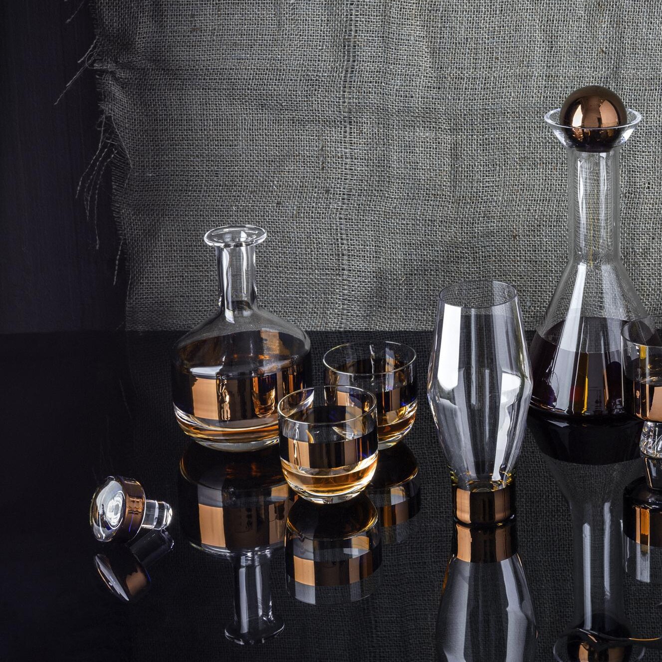 Tank Low Ball Glass Set of 2