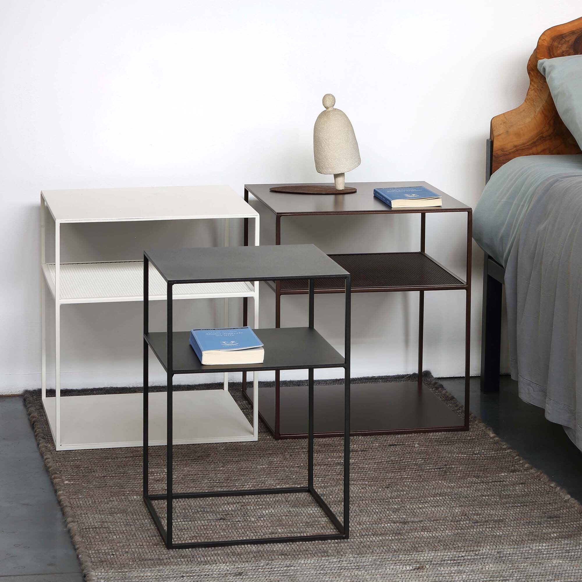 Slim Irony Triplet Side Table 31x31cm