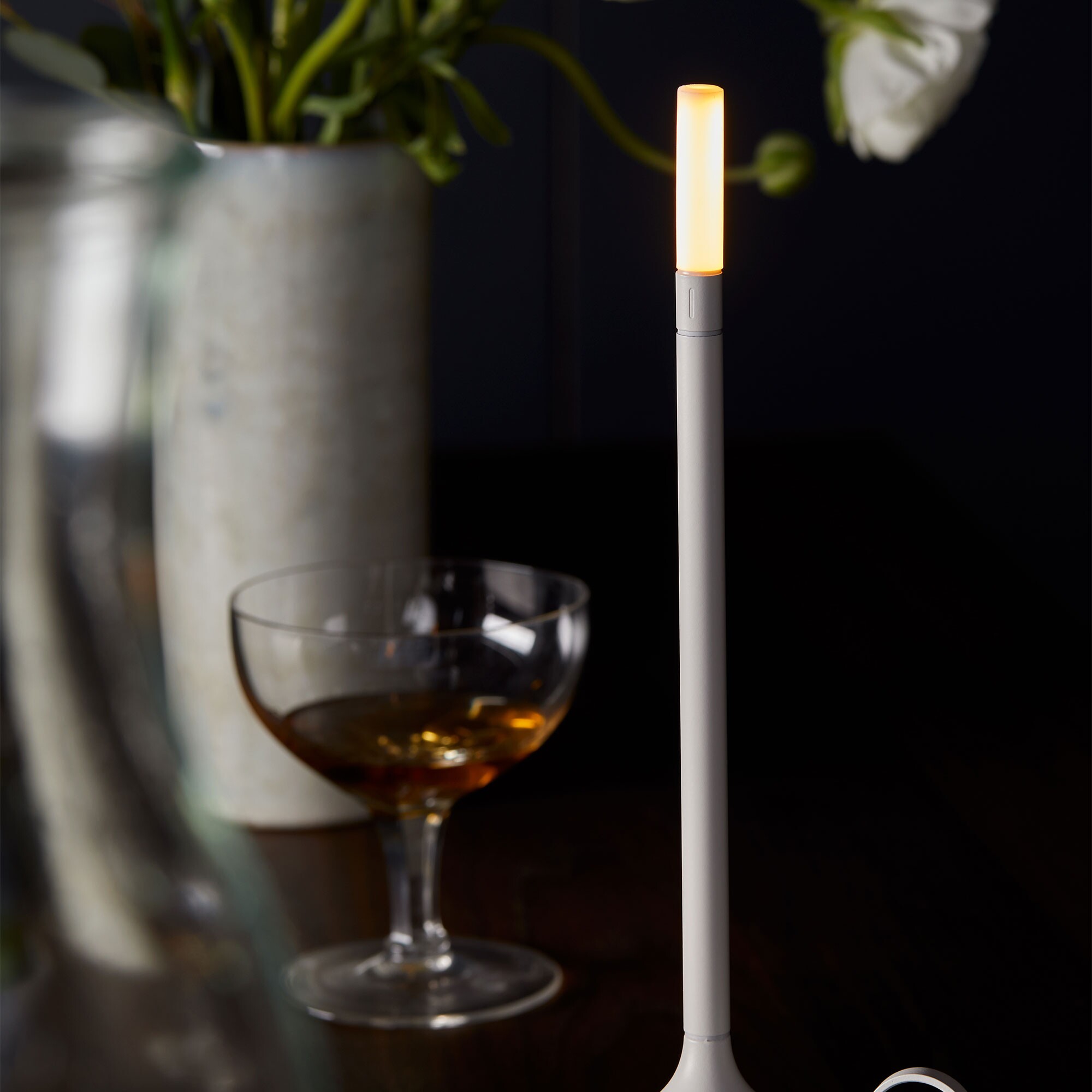 Wick LED Lamp with Battery