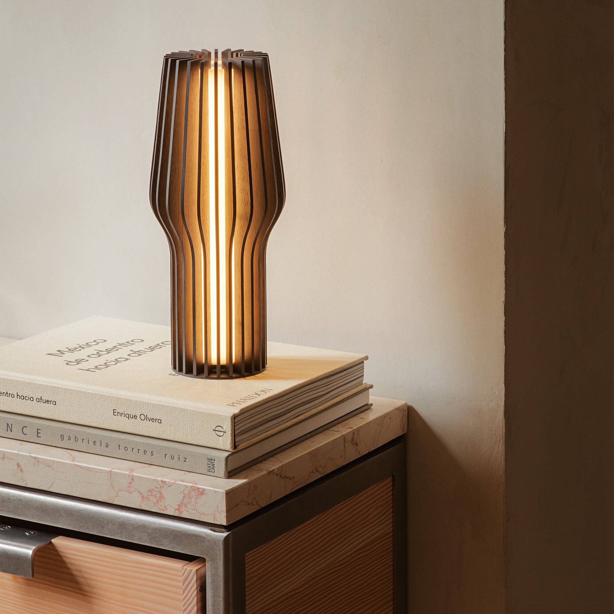 Radiant LED Lamp with Battery