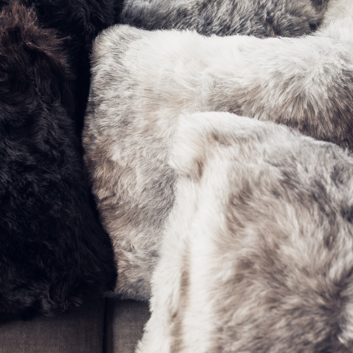 Sheepskin Shorn Cushion 35x35cm