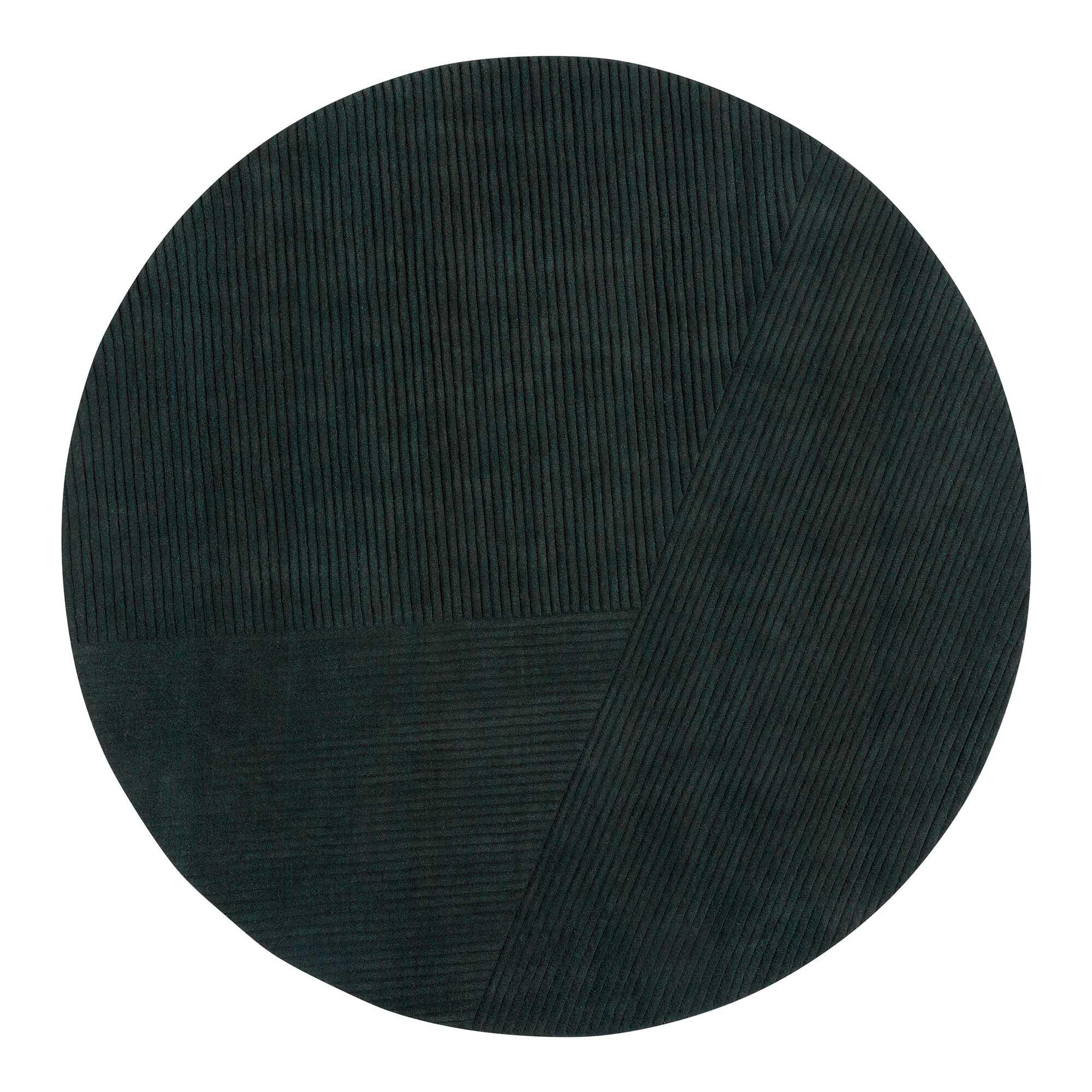 Row New Zealand Wool Rug Circular Ø200cm