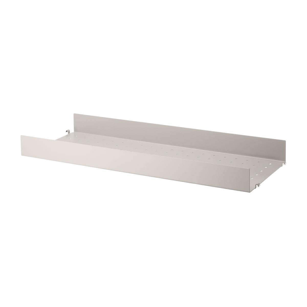 String System Shelf High Edge Steel