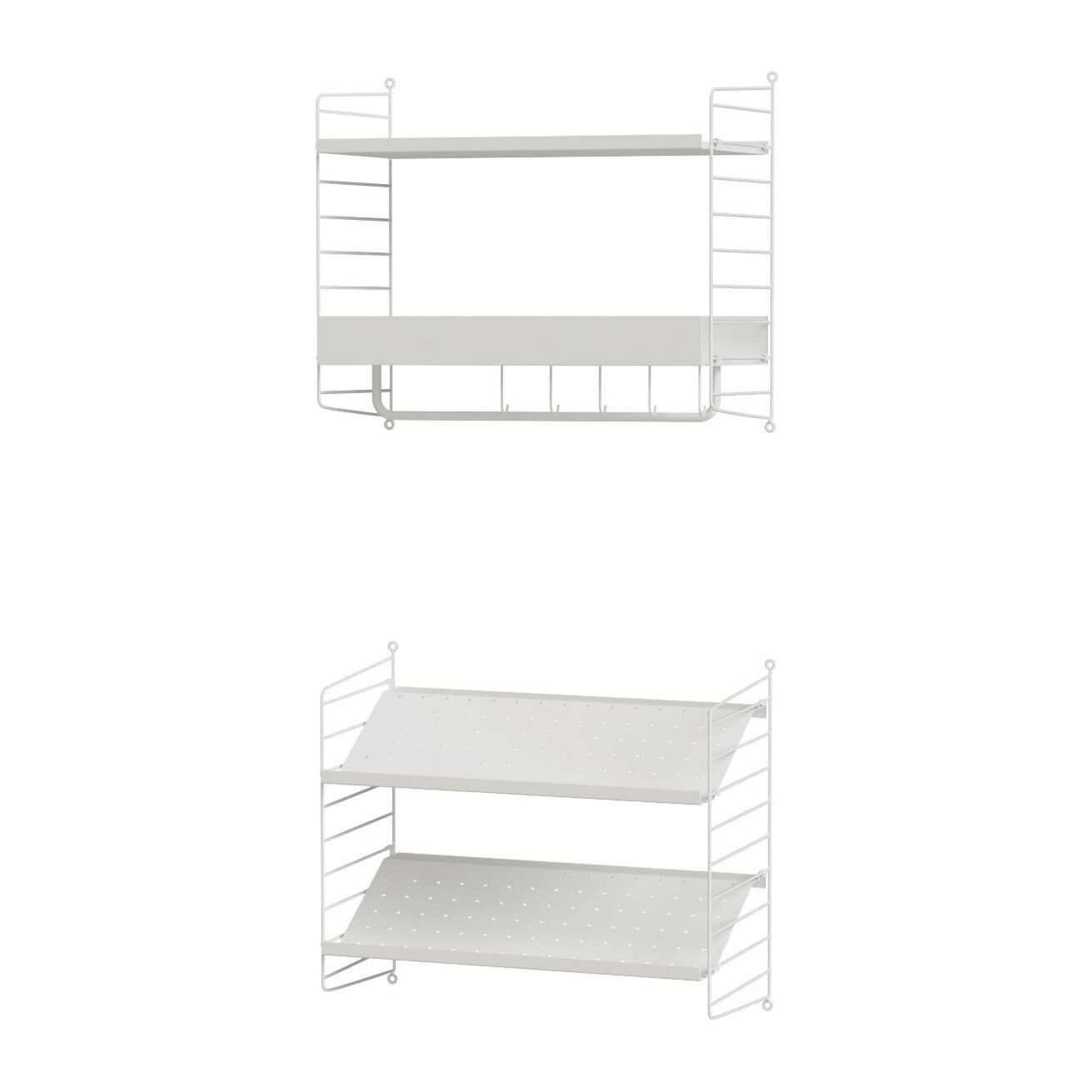 Wall Wardrobe with Shoe Rack Small