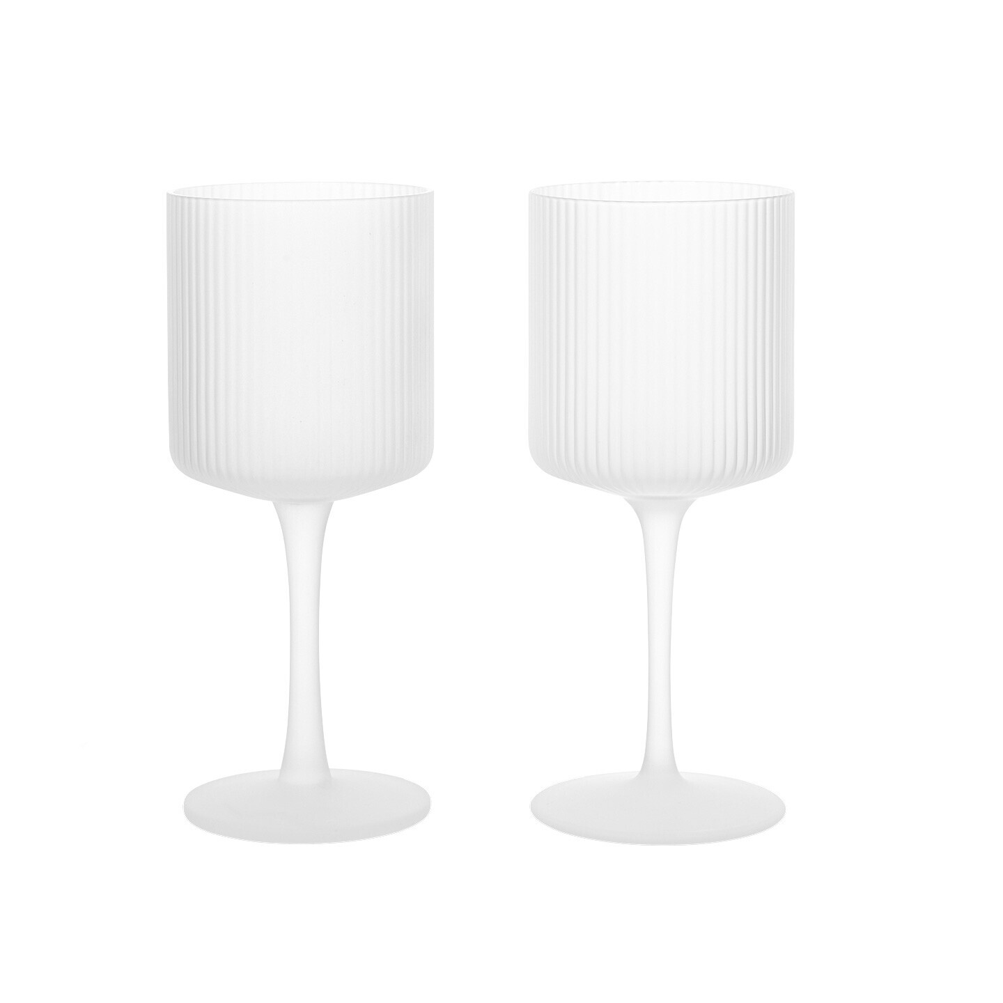 Ripple White Wine Glass Set of 2