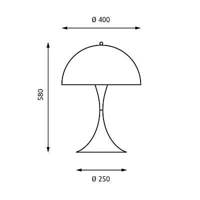 Panthella 400 Table Lamp