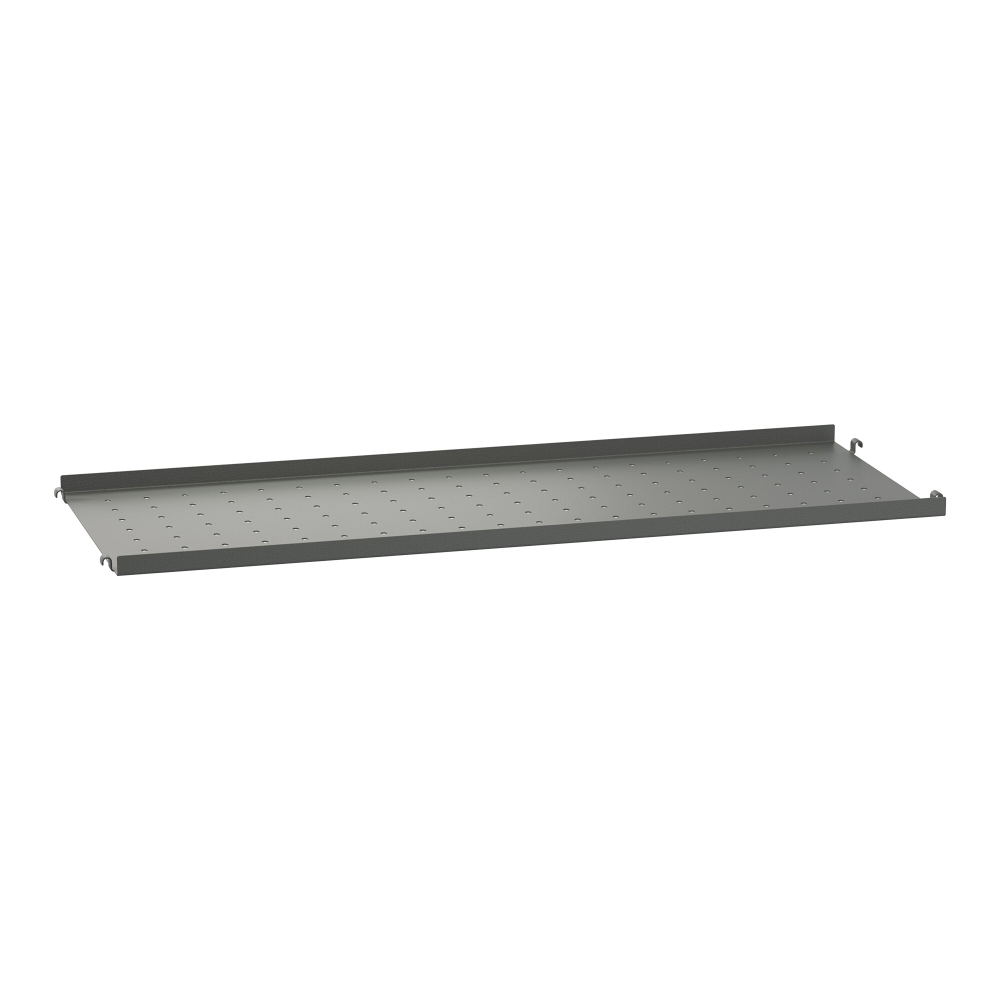 String System Shelf Low Edge Depth 30cm Steel