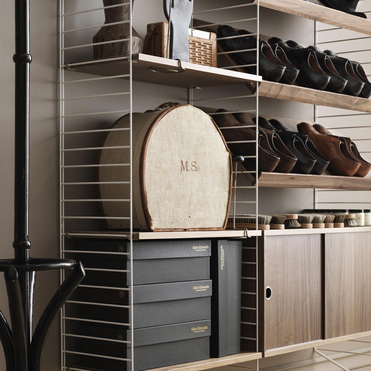 String System Shelves Set Of 3 58x30cm