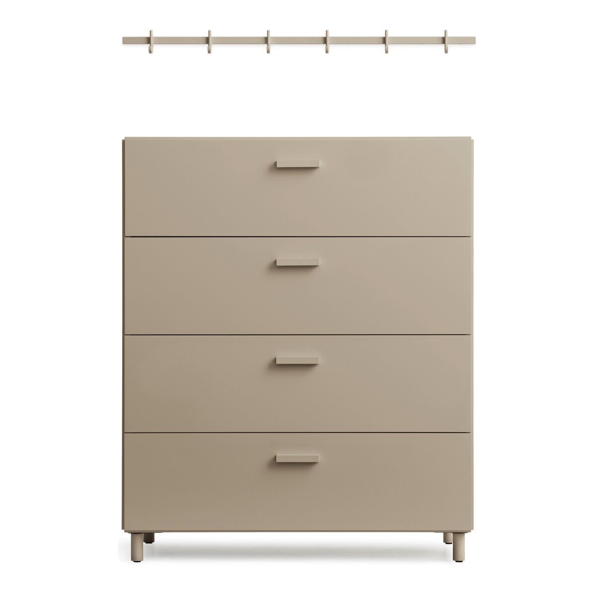 Relief Chest of Drawers Wide with Legs 2x82x92.2cm
